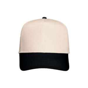 five panel twill cap