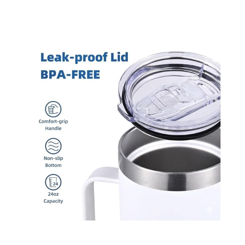 24oz insulated travel coffee mug with handle 24oz insulated travel coffee mug with handle