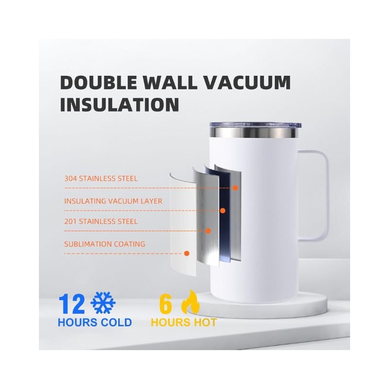 24oz insulated travel coffee mug with handle 24oz insulated travel coffee mug with handle