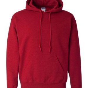 Antique cherry red hooded