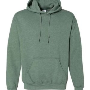 heather dark green hooded