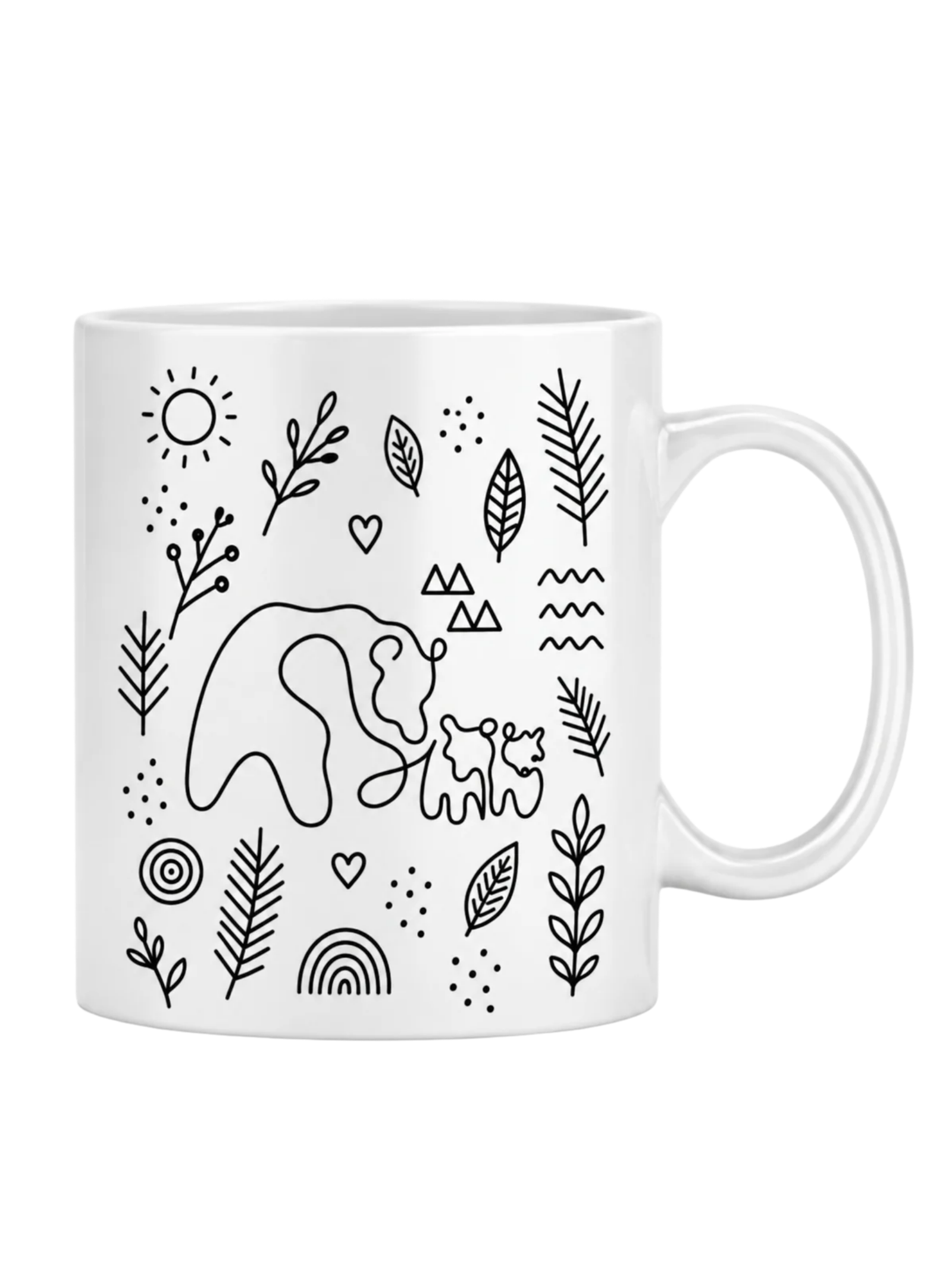 mug forest design mug forest design